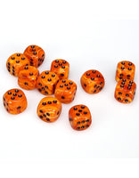 Vortex 16mm d6 Orange/Black Dice (12)