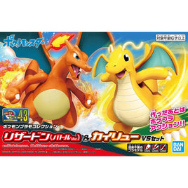 Pokémon Dragonite and Charizard Plastic Model Kit