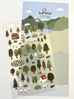 Forest Flat Stickers