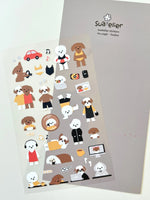 Hodoo Puppy Flat Stickers