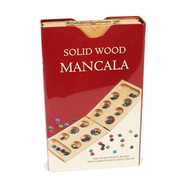 Wooden Mancala in a Tin