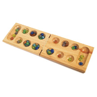 Wooden Mancala in a Tin