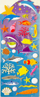 Ocean Life Puffy Stickers