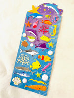 Ocean Life Puffy Stickers