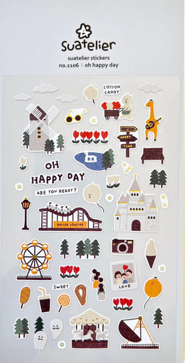 Oh! Happy Day Flat Stickers