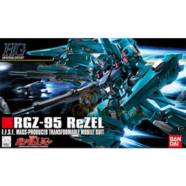 HGUC RGZ-95 ReZEL (1/144 Scale) Plastic Gundam Model Kit