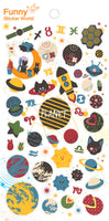 Animal Space Exploration Flat Stickers