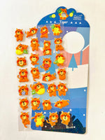 Tiger Puffy Stickers