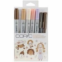 Copic Ciao Markers: 7 Piece Doodle Kit