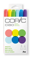 COPIC Ciao Markers: 6 Piece