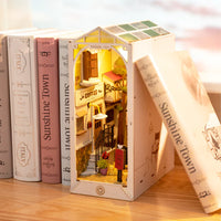 DIY Miniature Book Nook Kit - Sunshine Town