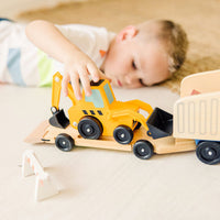 Classic Toy Dump Truck & Loader