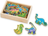 Wooden Dinosaur Magnets