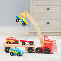 Wooden Magnetic Car Loader