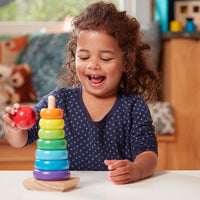 Wooden Rainbow Stacker Classic Toy