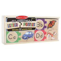 Self-Correcting Alphabet Letter Puzzles