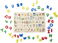 Wooden Upper & Lower Case Alphabet Puzzle