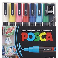 Posca Acrylic Paint Markers PC-5M Medium Set