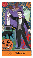 The Halloween Tarot Deck in a Tin