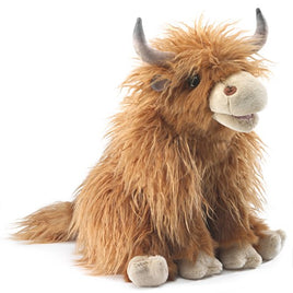 Highland Cow Hand Puppet