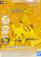 Pokémon Quick!! 03 Pikachu (Battle Pose) Plastic Model Kit