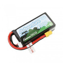 Adventure 4300mAh 11.4V 50C 3S1P LiPO with XT60