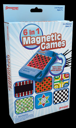 6-In-1 Travel Magnetic Games