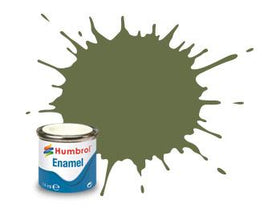 #80 Grass Matt Green Enamel Paint 14mL / .45 oz