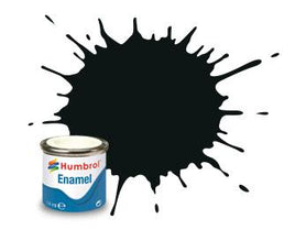 #91 Black Green Matt Enamel Paint 14mL / .45 oz