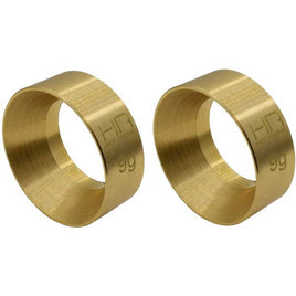 9g Brass Kmc Machete Wheel Weights Scx24