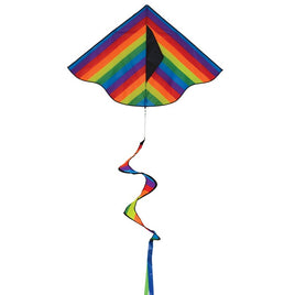 Delta with Spinning Tail 46" Kite (Assorted Colors)