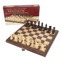 11" Magnetic Walnut Chess Set