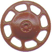 Kadee #2033 Universal Type Brake Wheels HO Scale -- Red Oxide pkg(8) HO Scale