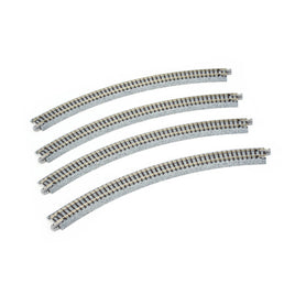 315mm 12-3/8" Radius Curve 45-Degree Unitrack (4) N Scale