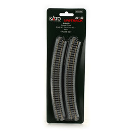 348mm 13-3/4" Radius Curve 30-Degree Unitrack (4) N Scale