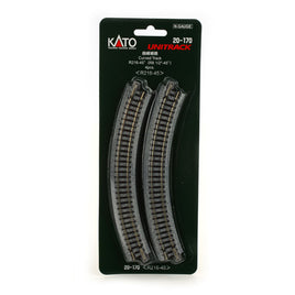 216mm 8-9/16" Radius Curve 45-Degree Unitrack (4)