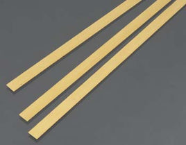 .5mm Thick x 6mm Wide Brass Strips (3)