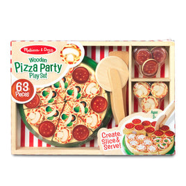 Wooden Pizza Party Play Set