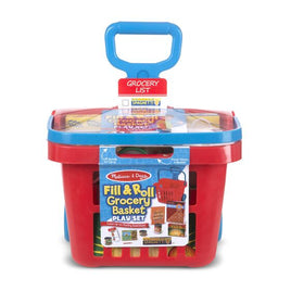 Fill & Roll Grocery Basket Play Set