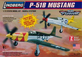 P-51B Mustang (1/72 Scale) Plastic Aircraft Model Kit