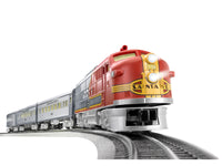 Santa Fe Super Chief LionChief O Scale Train Set