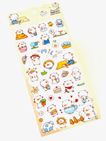 Nekoni Little Cow Flat Stickers