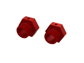 Arrma Aluminum Wheel Hex 24mm Red