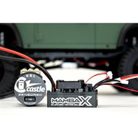 MAMBA X, 25.2V WP ESC,1406-3800Kv Sensored:Crawler (1/10 Scale)