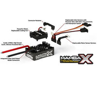 Mamba X Sensored 25.2V WP ESC Speed Controller + 1406-4600KV Motor Combo (1/10 Scale)