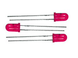 Red Blinker/Flasher Suberbrite Light Emiting Diodes (LEDs) - 13/64" 5mm Diameter