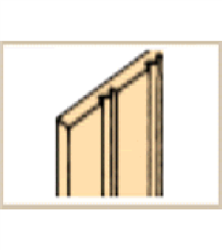 Board & Batten Siding pkg(2) Each 24 x 3-1/2 x 1/16" -- 1/2" Cap Spacing