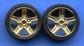 IROC Gold Rims with Tires