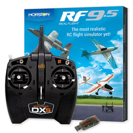 RealFlight 9.5 Flight Simulator Combo with Spektrum DXS and WS2000