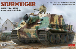 Sturmtiger with Workable Tracks (1/35 Scale) Plastic Military Model Kit